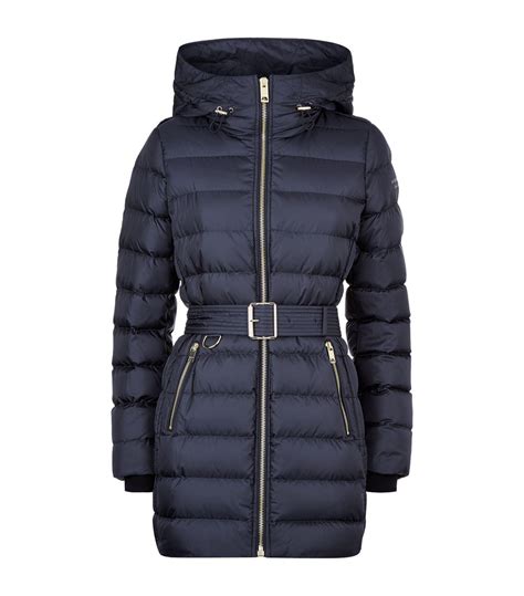 burberry puff jackets womens|ladies belted puffer jacket.